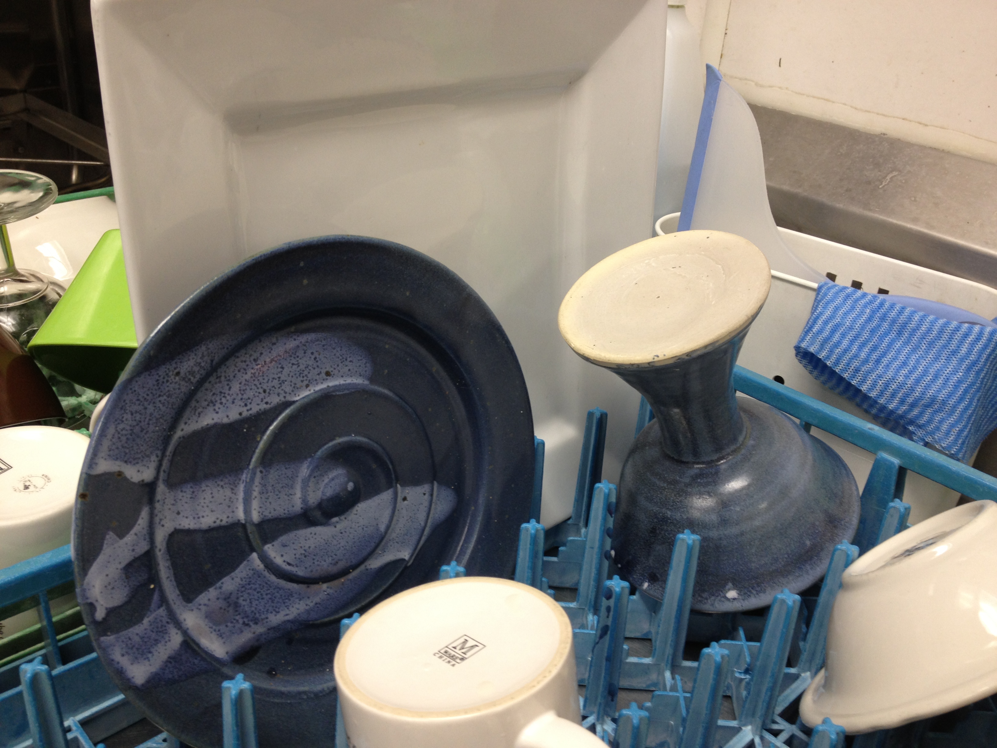 Clay vessels, in the dishwasher