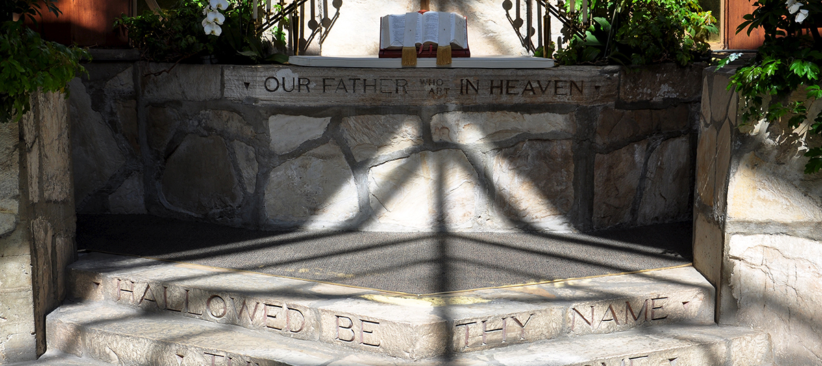 Lord's Prayer altar