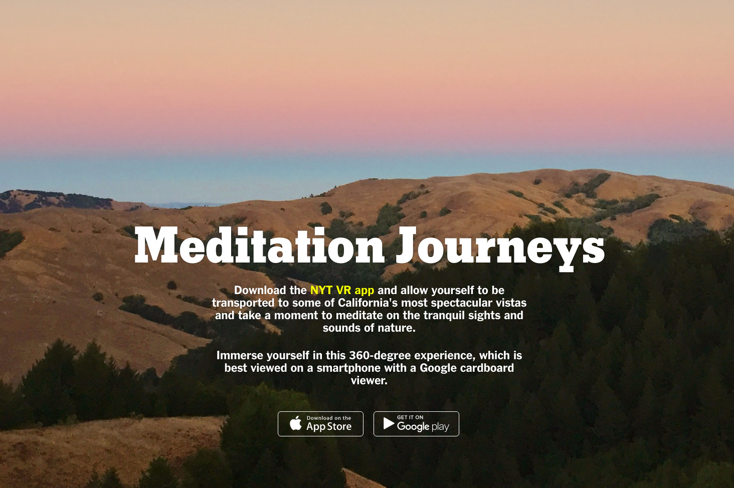 Prayer Hack: Virtual reality meditation