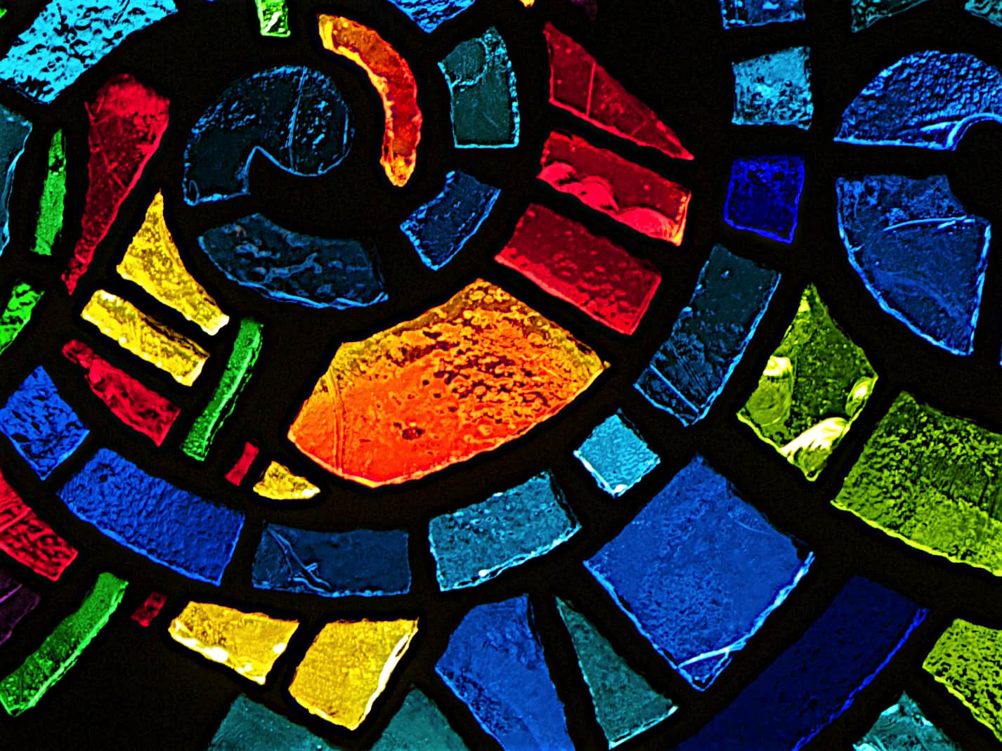 Detail image by (bright stained glass) by Richard Due